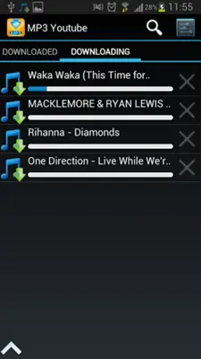 Youtube MP3 android App screenshot 1