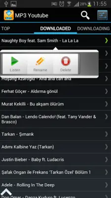 Youtube MP3 android App screenshot 2